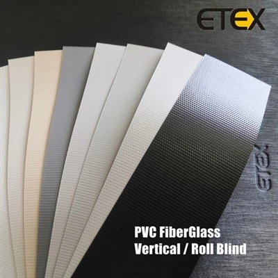 Vertikálne PVC sklolaminát, šírka 89/100/127 mm
